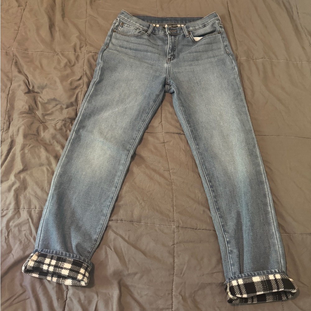 Eddie Bauer flannel lined jeans